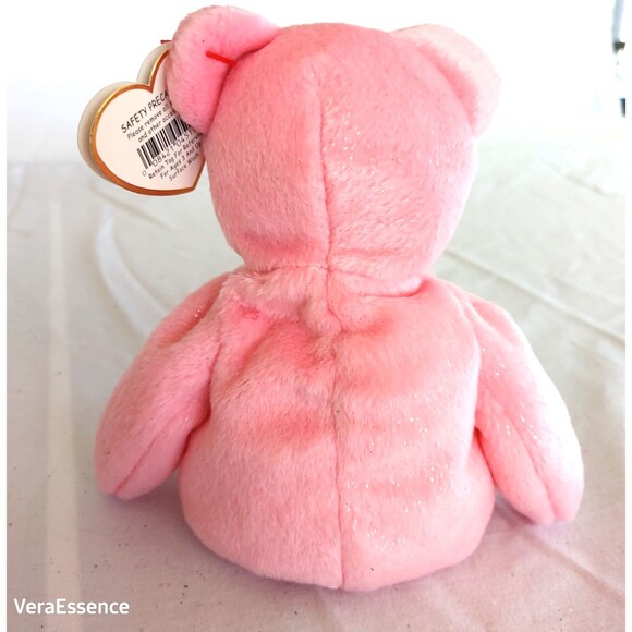 TY Beanie Baby MUM the Bear (8.5 inch) Mother's Day 2001 Pink - Picture 3 of 10